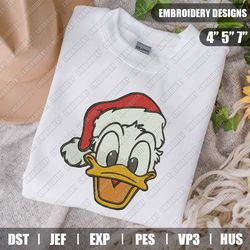 Donald Duck Embroidery Files, Disney Christmas Embroidery Designs, Disney Embroidery Designs Files, Instant Download