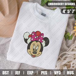 minnie mouse embroidery files, disney christmas embroidery designs, disney embroidery designs files, instant download