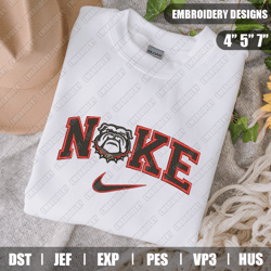 Nike x Georgia Bulldogs Embroidery Files, Sport Embroidery Designs, Nike Embroidery Designs Files, Instant Download