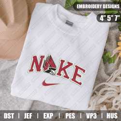 nike ball state cardinals embroidery files, sport embroidery designs, nike embroidery designs files, instant download