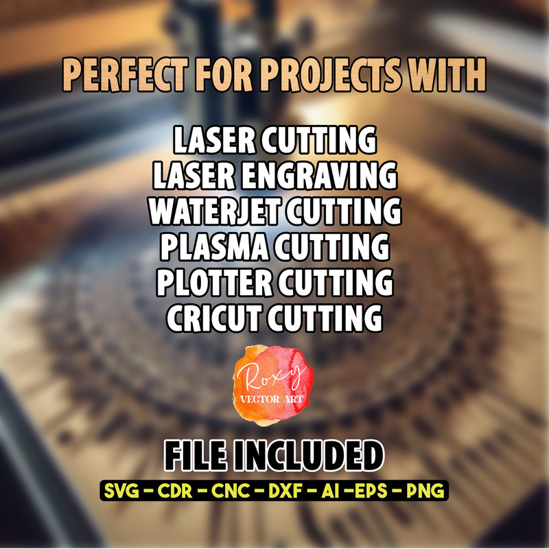 500k Laser Cut Files Mega File Bundle 3D 2D Engraving Patterns Fiber CO2 CNC Waterjet Wood Metal C 3