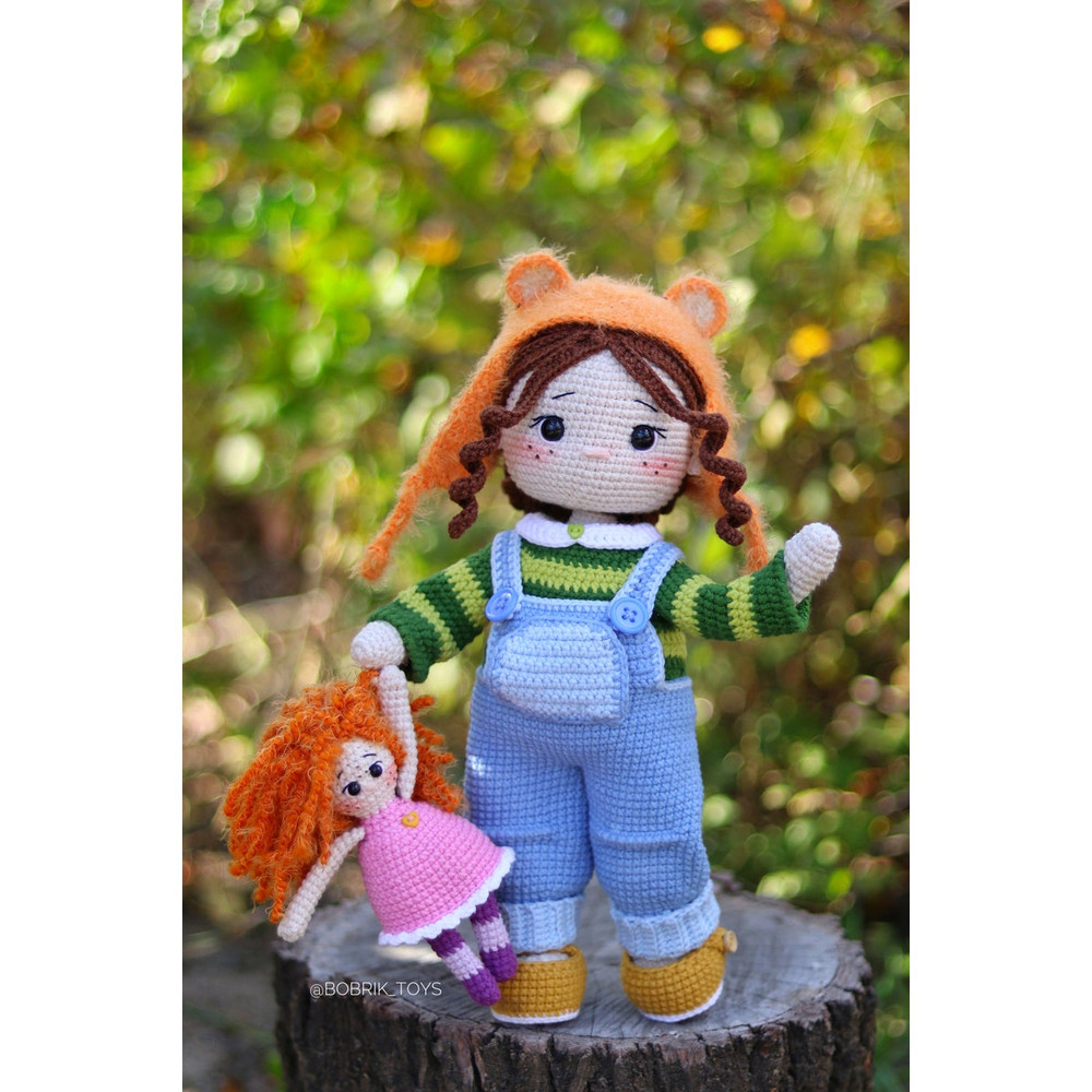 PATTERN Doll Pugovka Amigurumi Pattern Doll Crochet Dol PDF Patternpattern Clothes Doll ENGLISH Pattern 1