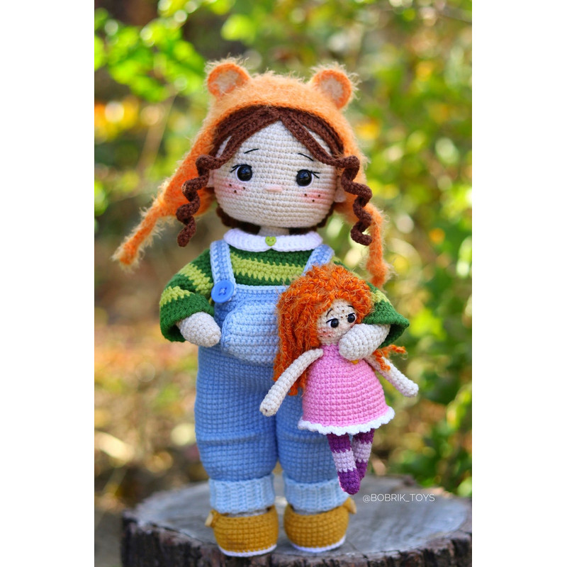 PATTERN Doll Pugovka Amigurumi Pattern Doll Crochet Dol PDF Patternpattern Clothes Doll ENGLISH Pattern 2