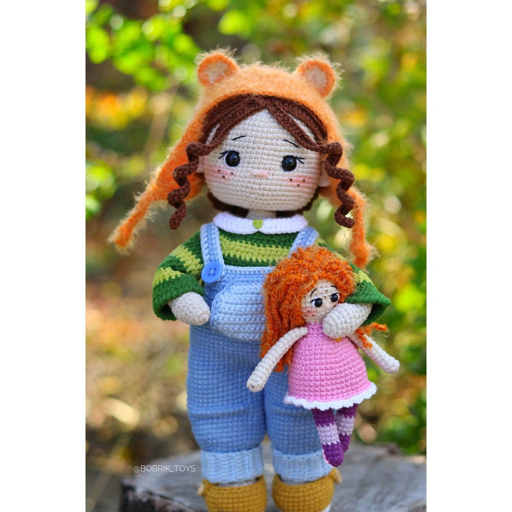 PATTERN Doll Pugovka Amigurumi Pattern Doll Crochet Dol PDF Patternpattern Clothes Doll ENGLISH Pattern 5