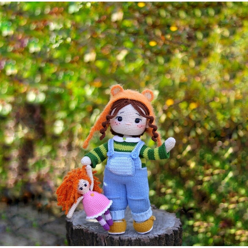 PATTERN Doll Pugovka Amigurumi Pattern Doll Crochet Dol PDF Patternpattern Clothes Doll ENGLISH Pattern 0