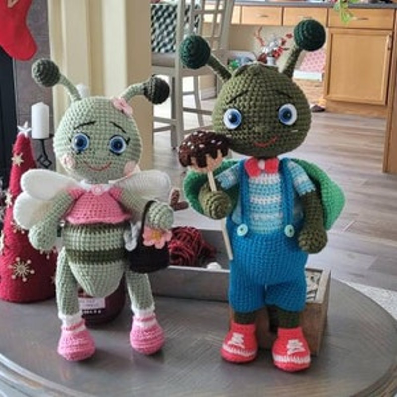 PATTERN Dragonfly  Crochet Dragonfly Pattern  Amigurumi Dragonfly Pattern  Crocheted Dragonfly  PDF Crochet Pattern 5