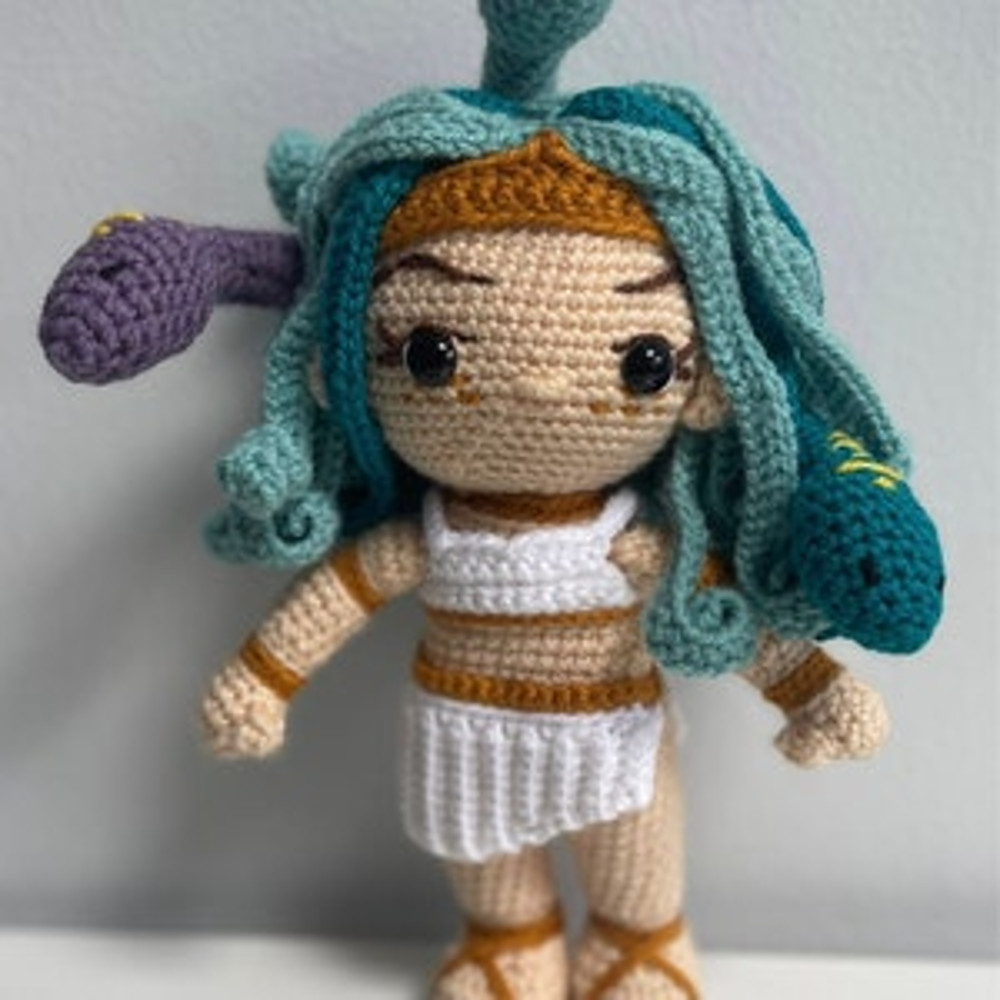Crochet Doll Amigurumi Pattern Medusa PDF Pattern English 2