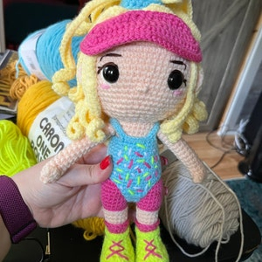 Crochet Doll Amigurumi Pattern Barbs PDF Pattern English Amigurumi Dolls Amigurumi Patternc Rochet Amigurumi 2