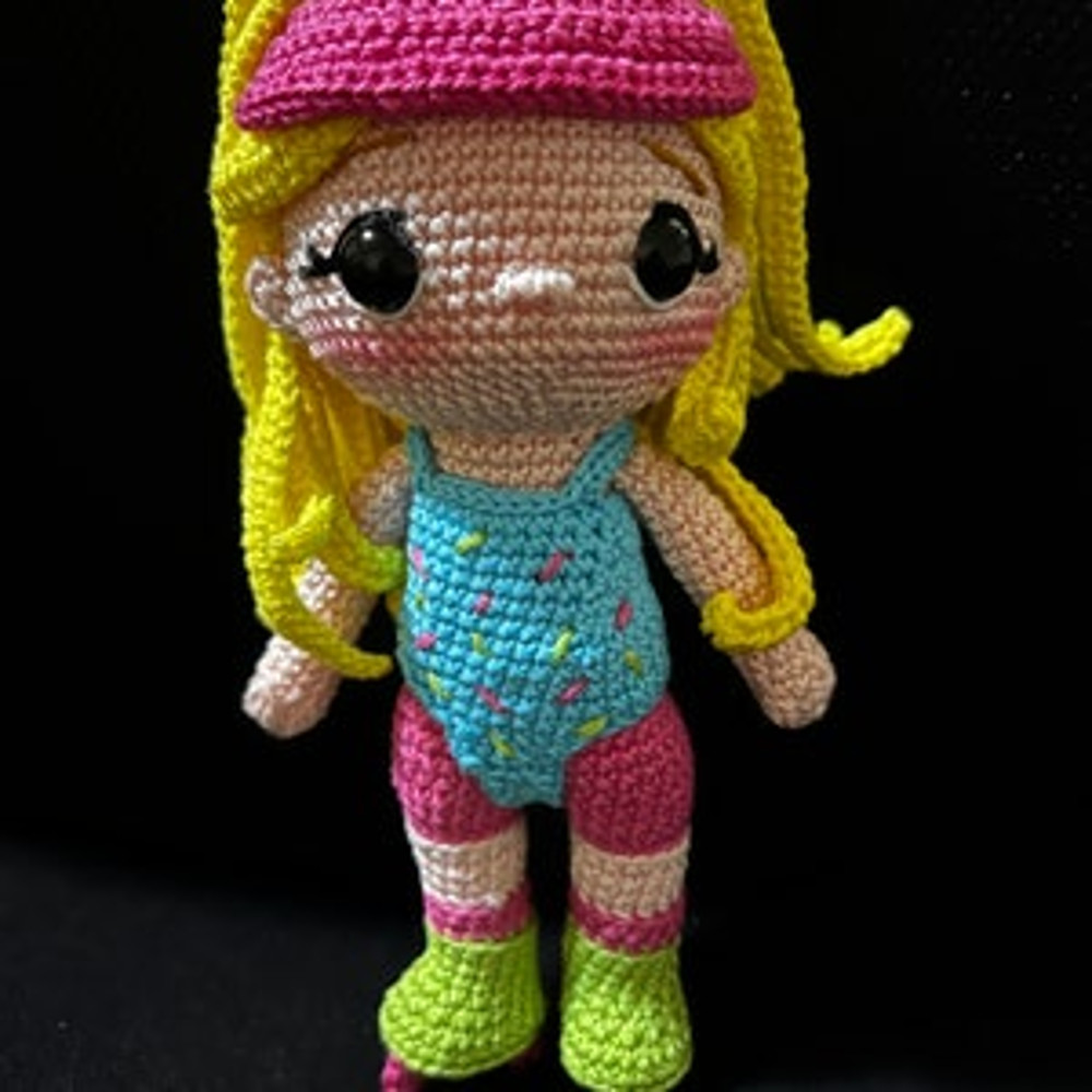 Crochet Doll Amigurumi Pattern Barbs PDF Pattern English Amigurumi Dolls Amigurumi Patternc Rochet Amigurumi 3