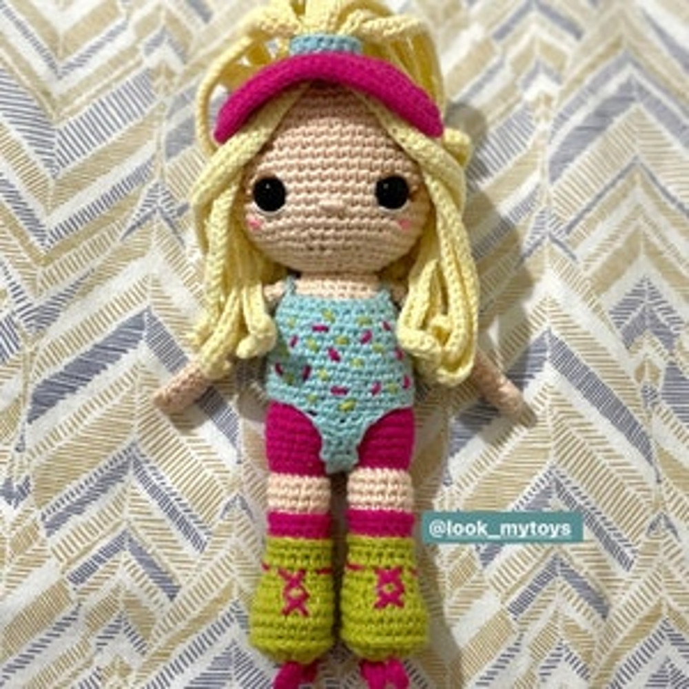 Crochet Doll Amigurumi Pattern Barbs PDF Pattern English Amigurumi Dolls Amigurumi Patternc Rochet Amigurumi 6