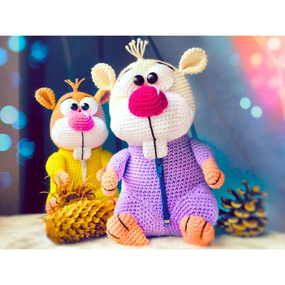 Crochet PATTERN Hamster No Sew Amigurumi Tutorial PDF In English Toy Amigurumi Handmade Childrens Gift For The Chris 4