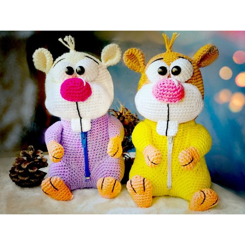 Crochet PATTERN Hamster No Sew Amigurumi Tutorial PDF In English Toy Amigurumi Handmade Childrens Gift For The Chris 5