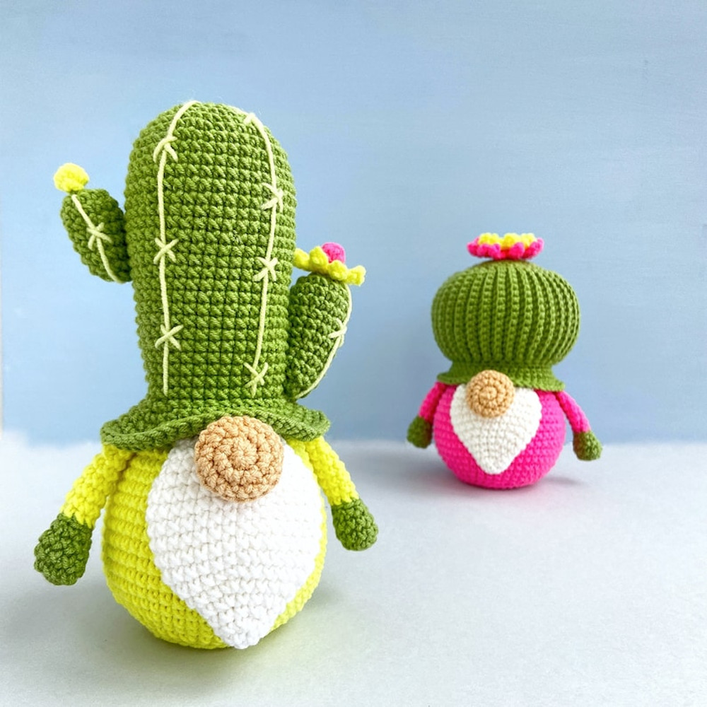 Crochet Cactus Gnome Pattern Spring Bundle Pdf Patterns Flower Gnome Bundle Garden GnomeslogoAnalyze Listing 2