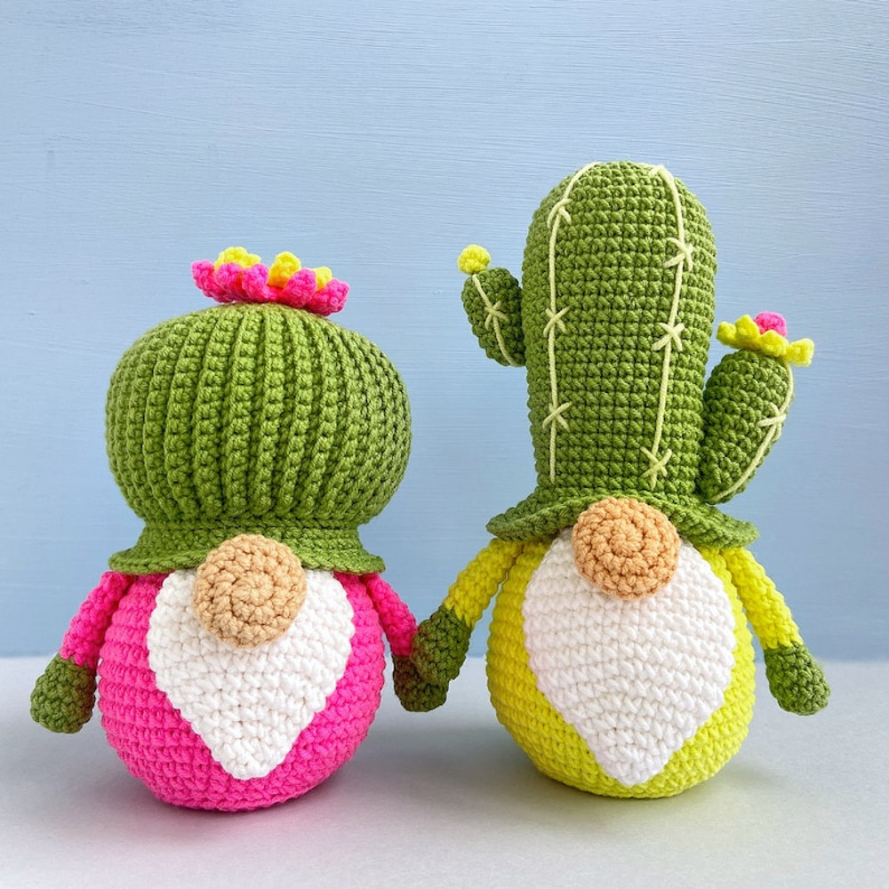 Crochet Cactus Gnome Pattern Spring Bundle Pdf Patterns Flower Gnome Bundle Garden GnomeslogoAnalyze Listing 9