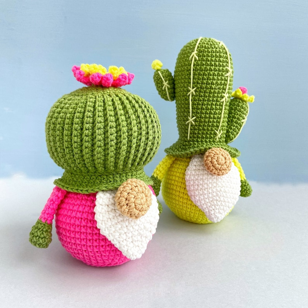 Crochet Cactus Gnome Pattern Spring Bundle Pdf Patterns Flower Gnome Bundle Garden GnomeslogoAnalyze Listing 8