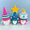 Christmas Gnomes Crochet Patterns SET 3 In 1 Pdf Tree Ornament Bauble Gnomes 4