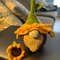Sunflower Gnome Crochet Pattern Spring Garden Flower PDF Tutorial Garden Gnome Flower Gnome 4