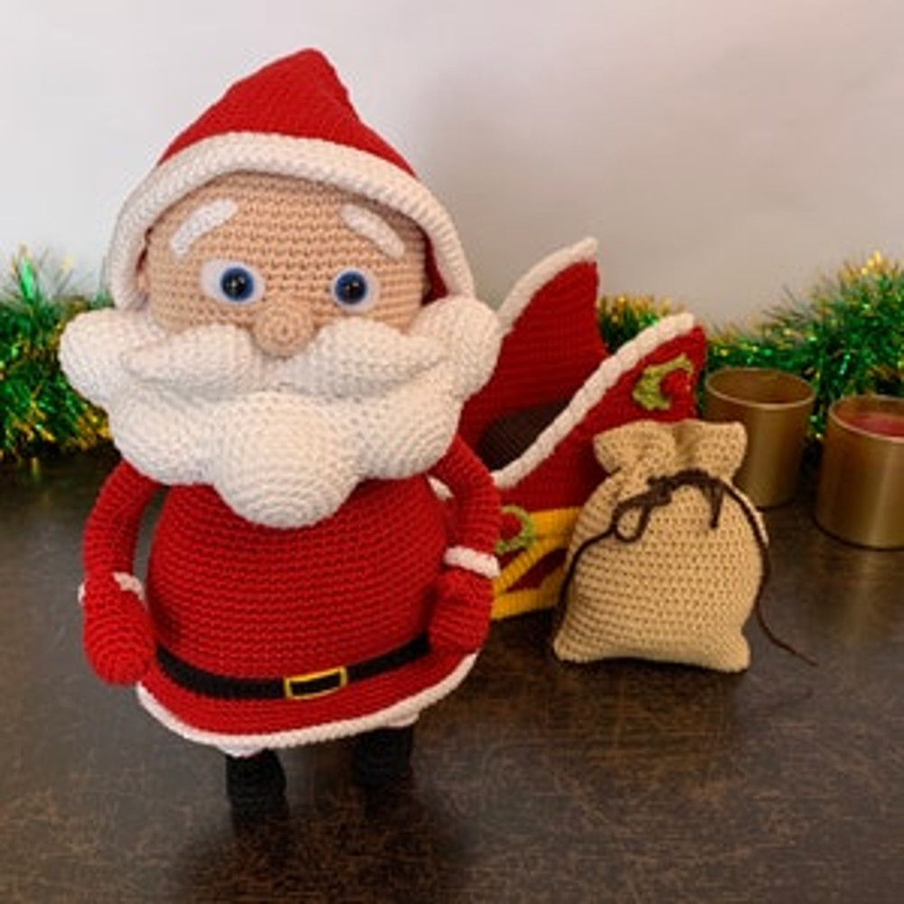Santa Claus And Reindeer Amigurumi Pattern Two Pattern Together Amigurumi Doll Amigurumi Pdf Amigurumi Santa 11