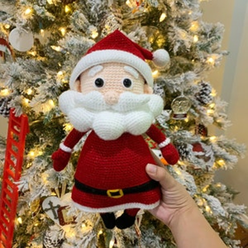 Santa Claus And Reindeer Amigurumi Pattern Two Pattern Together Amigurumi Doll Amigurumi Pdf Amigurumi Santa 6