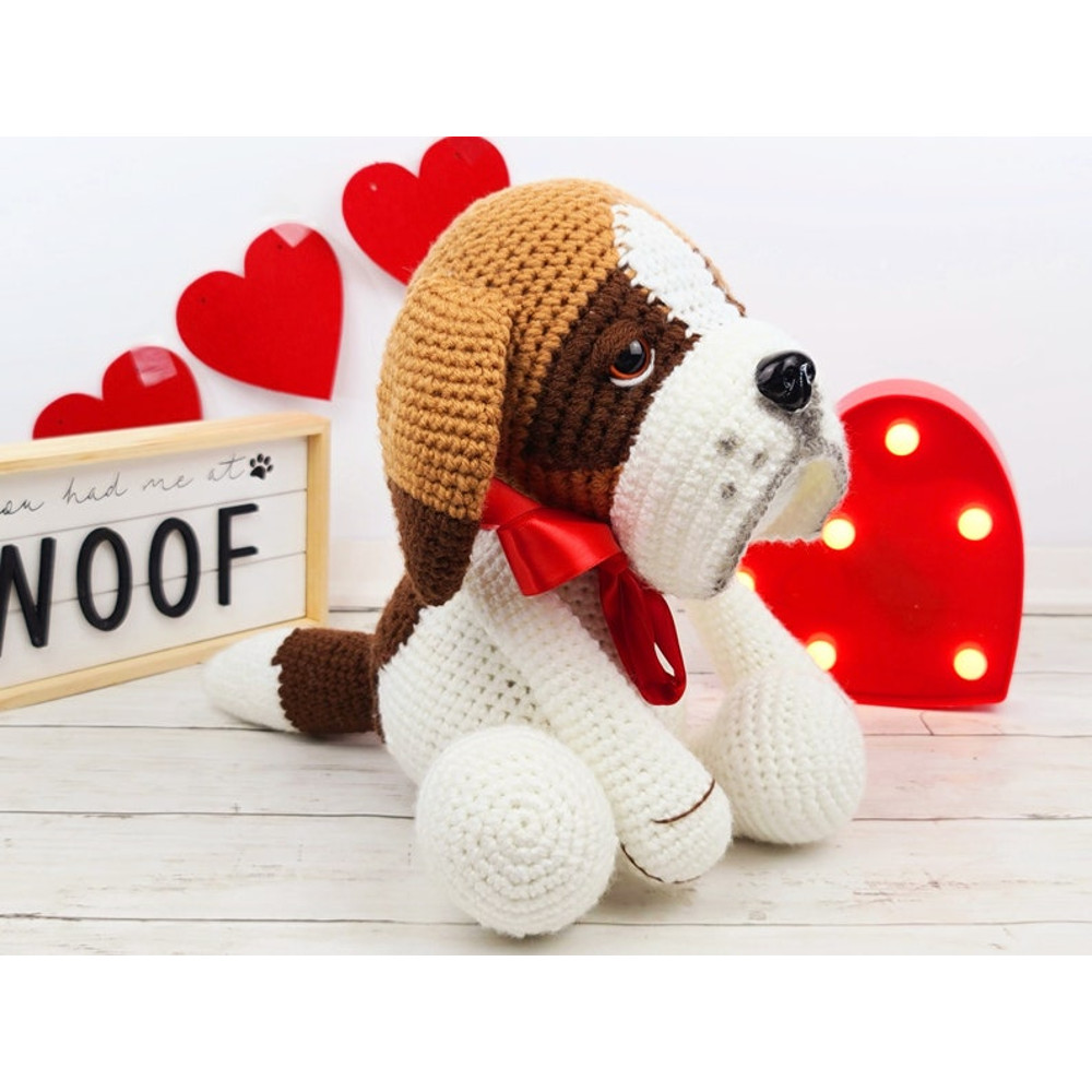 Saint Bernard Saint Bernard Crochet Pattern Crochet Pattern Pattern Crochet Amigurumi Saint Bernard Tutorial Baby 12