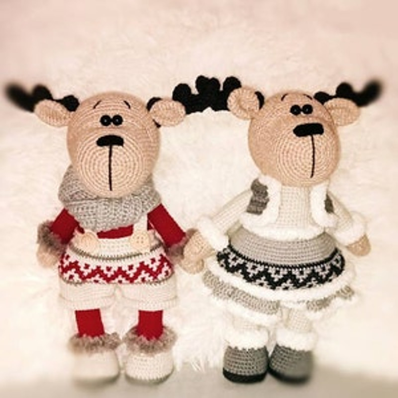 Crochet Pattern Doll Christmas Reindeer Amigurumi Pattern Christmas Reindeer TUTORIAL Doll Christmas Reindeer In Engli 3