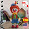 Crochet Pattern Doll Clown Amigurumi Clown TUTORIAL Doll Clown In English Spanish In PDF 0