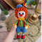 Crochet Pattern Doll Clown Amigurumi Clown TUTORIAL Doll Clown In English Spanish In PDF 18