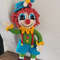 Crochet Pattern Doll Clown Amigurumi Clown TUTORIAL Doll Clown In English Spanish In PDF 6