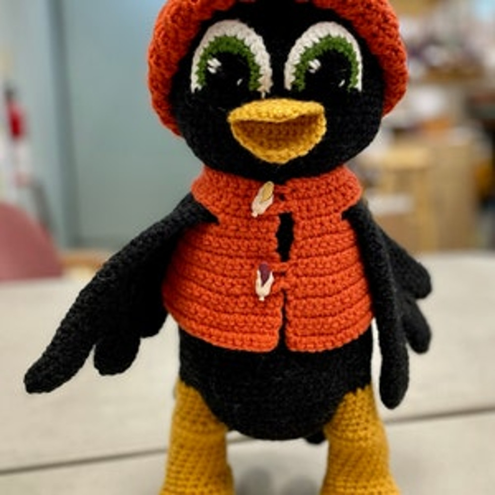 Crochet Pattern Doll Raven In Pumpkin And Wizard Costumes TUTORIAL Crow In English In PDF Amigurumi Crow Halloween Pa 1