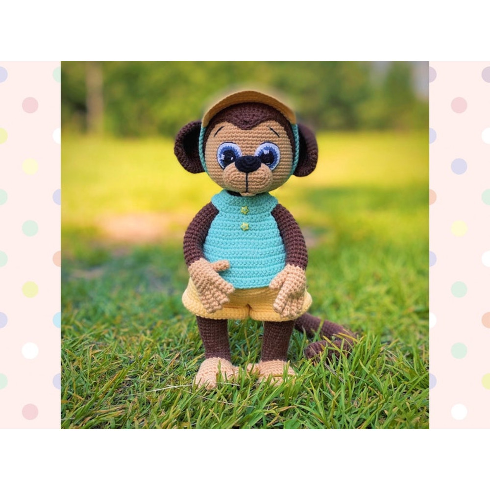 Crochet Pattern Doll Monkeys Girl And Boy Tutorial Monkeys In English In PDF Amigurumi Monkeys Animal Patterns 1