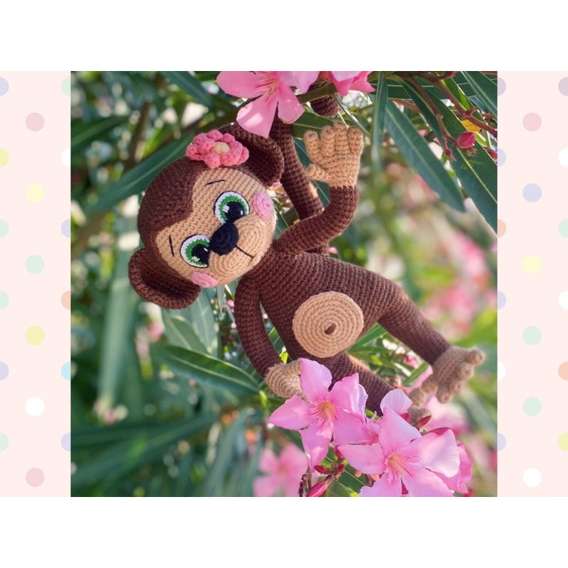 Crochet Pattern Doll Monkeys Girl And Boy Tutorial Monkeys In English In PDF Amigurumi Monkeys Animal Patterns 7