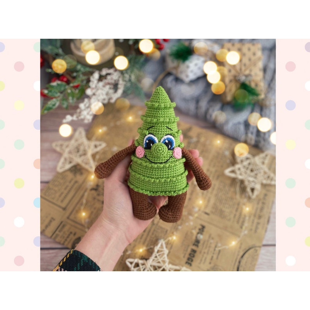 Crochet Pattern Doll Funny Christmas Tree Amigurumi Pattern Christmas Tree TUTORIAL Doll Christmas Tree In English In 2