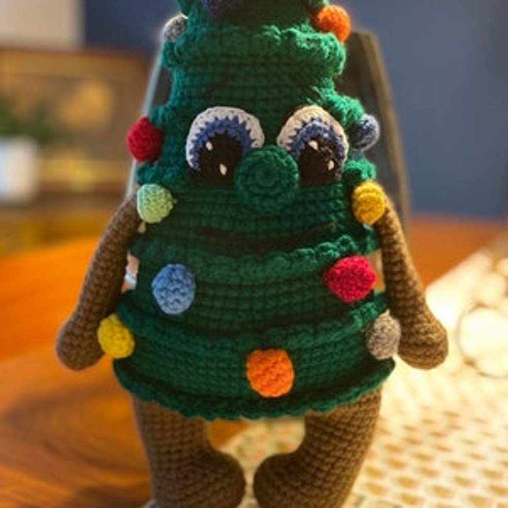 Crochet Pattern Doll Funny Christmas Tree Amigurumi Pattern Christmas Tree TUTORIAL Doll Christmas Tree In English In 4