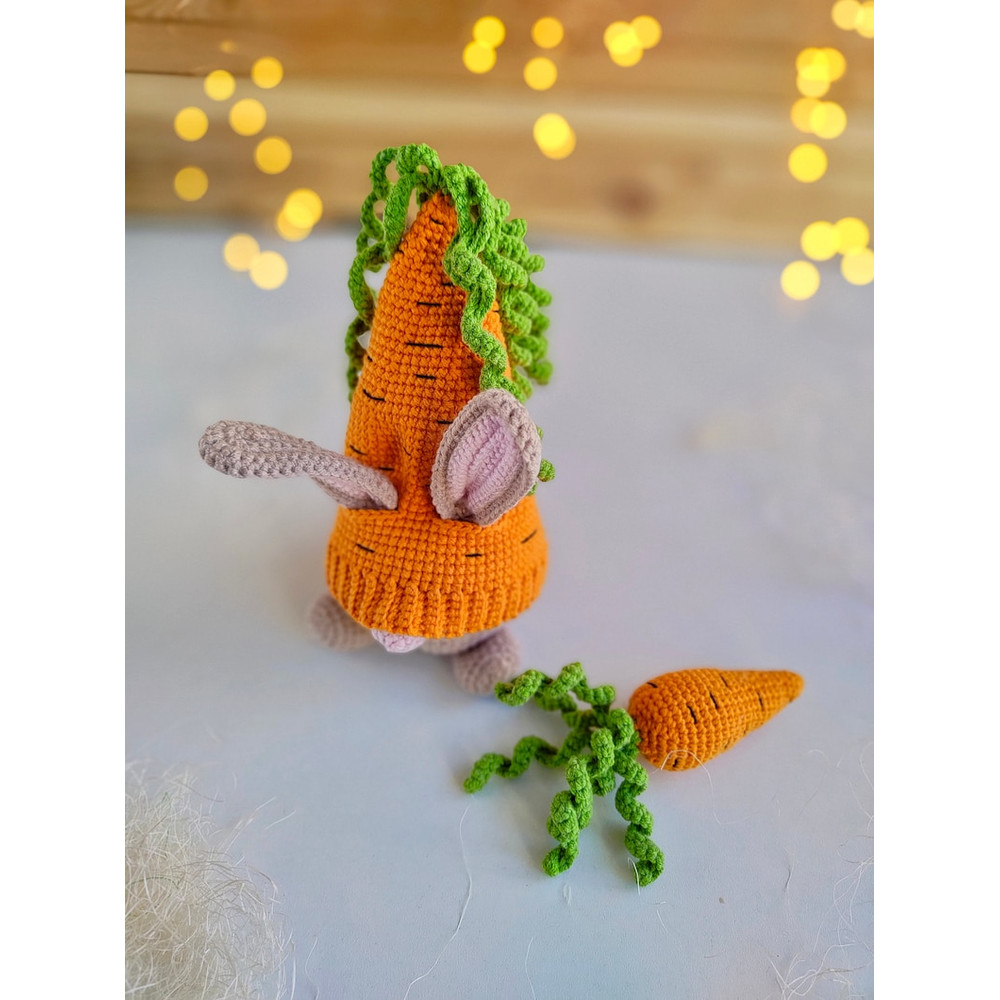 Crochet Patterns Gnome Carrot Crochet Spring Easter Gnome Patterns Crochet Garden Gnome Decor Amigurumi Crochet Gnome 2