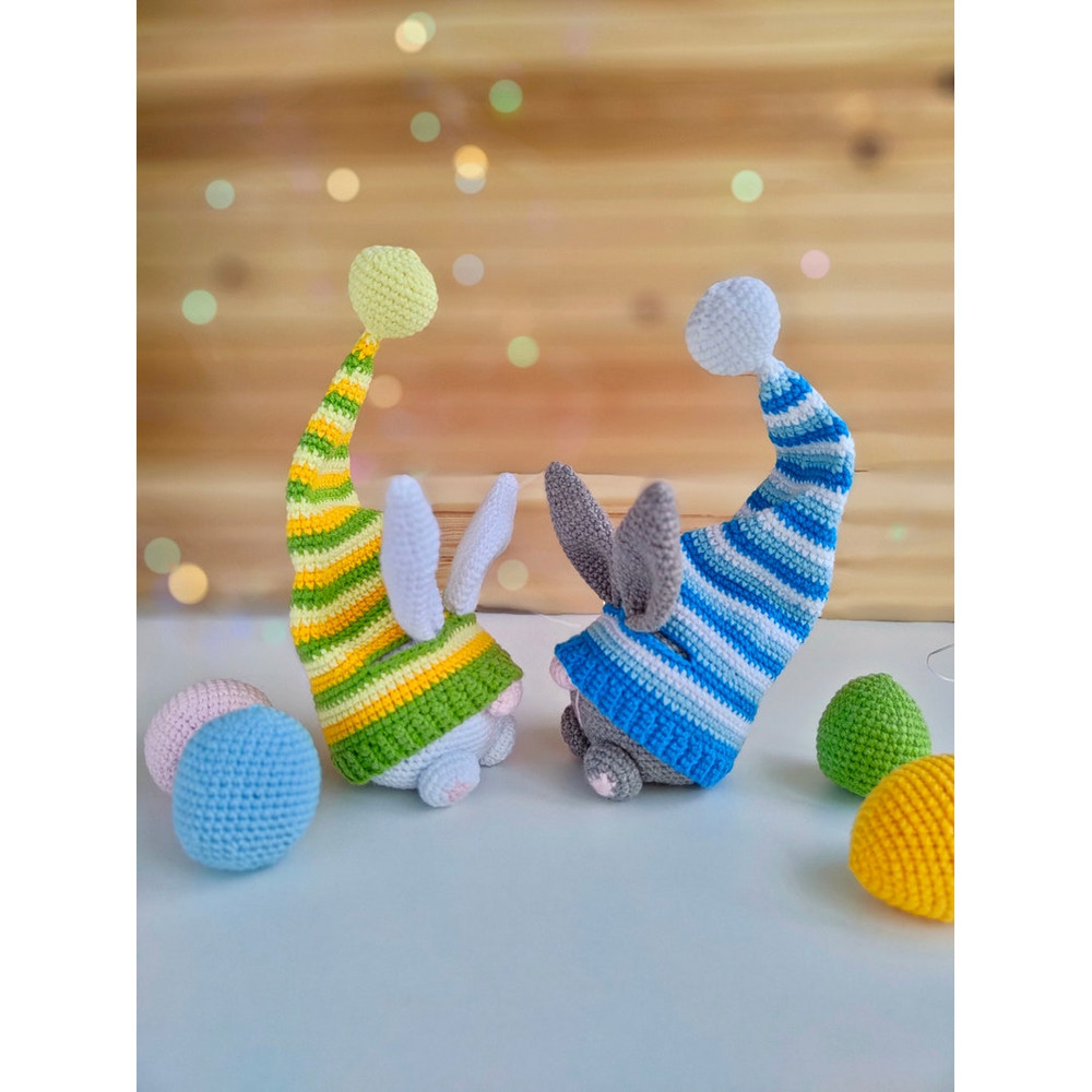 Easter Bunny And Egg Crochet Patterns Crochet Gnome Amigurumi PDF Pattern Crochet Easter Gnomes Patterns Crochet East 6