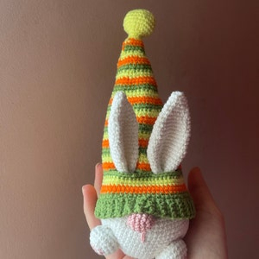 Easter Bunny And Egg Crochet Patterns Crochet Gnome Amigurumi PDF Pattern Crochet Easter Gnomes Patterns Crochet East 7