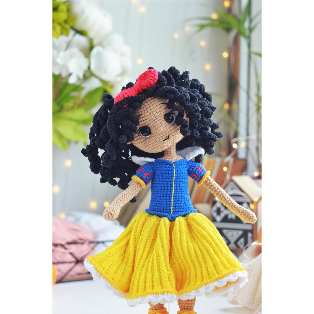 Princess Snow Amigurumi Doll Crochet Pattern PDF English Spain Amigurumi Handmade 6