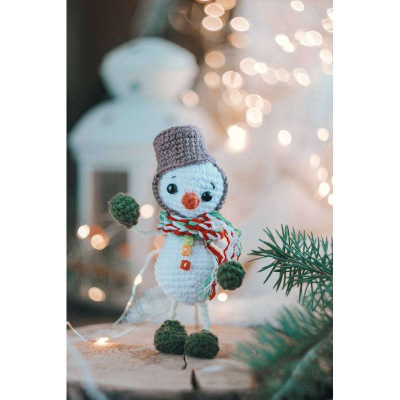 MOUSE Crochet Pattern 2 In 1 Christmas PDF Animals English Amigurumi Toy Handmade 3