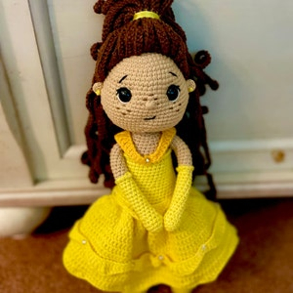Princess Amigurumi Doll Crochet Pattern PDF English Spanish Amigurumi Handmade 1