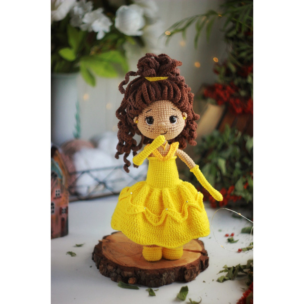 Princess Amigurumi Doll Crochet Pattern PDF English Spanish Amigurumi Handmade 4