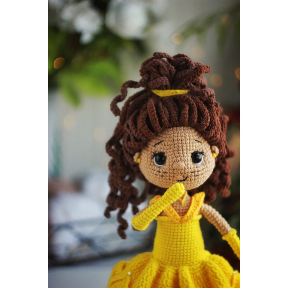 Princess Amigurumi Doll Crochet Pattern PDF English Spanish Amigurumi Handmade 5