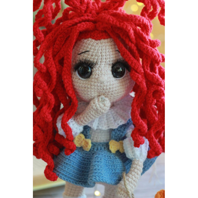 DOLL Crochet Pattern English Amigurumi Adelina The Bucky Handmade 1
