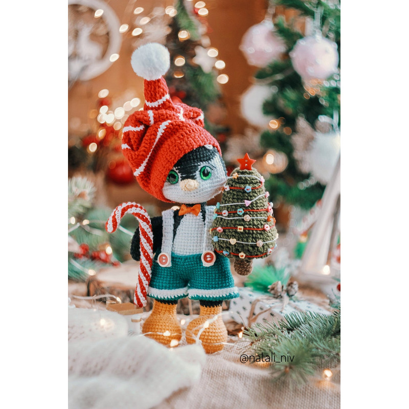 Crochet Pattern Christmas PDF Animals English Amigurumi Toy Handmade 5