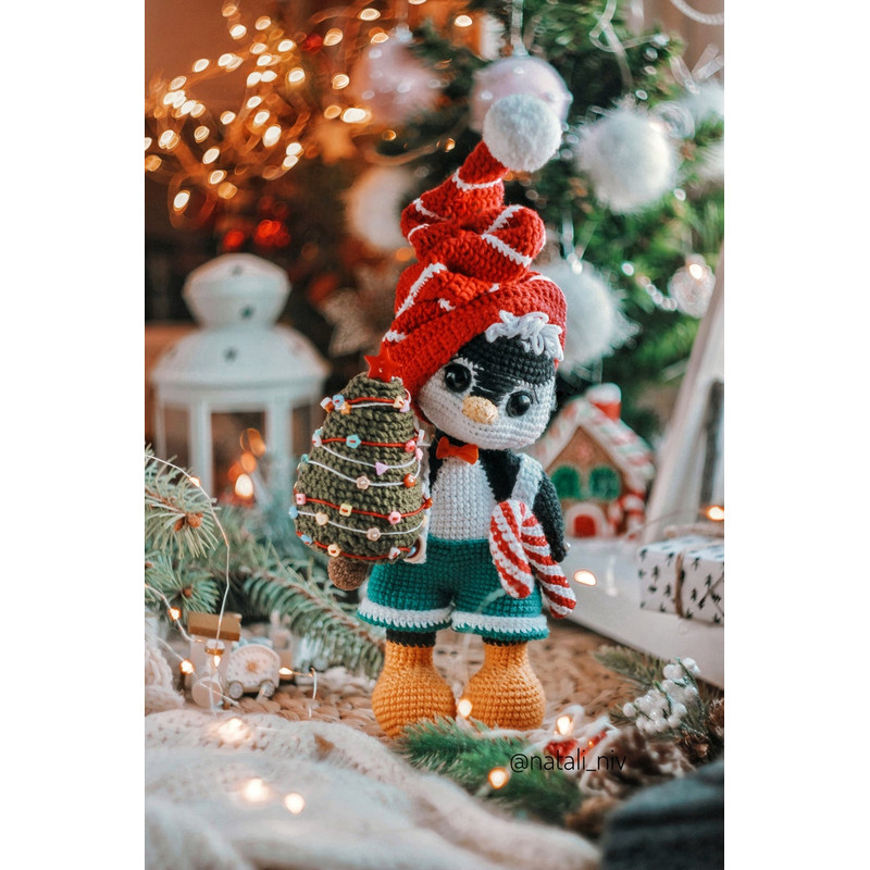 Crochet Pattern Christmas PDF Animals English Amigurumi Toy Handmade 7