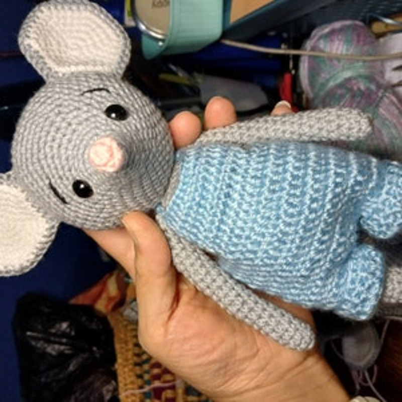 Crochet PATTERN Mouse Amigurumi Tutorial PDF In English 10