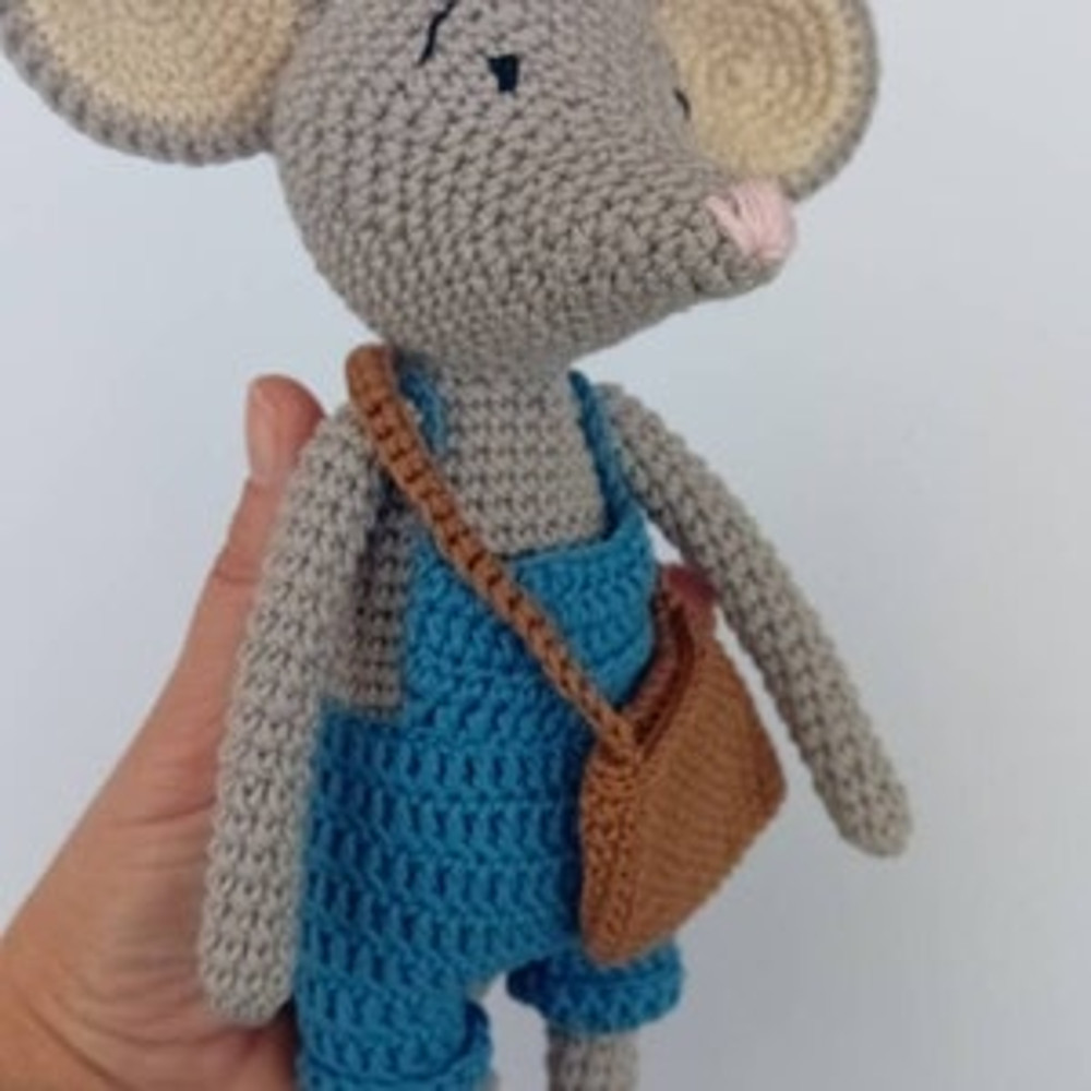 Crochet PATTERN Mouse Amigurumi Tutorial PDF In English 12