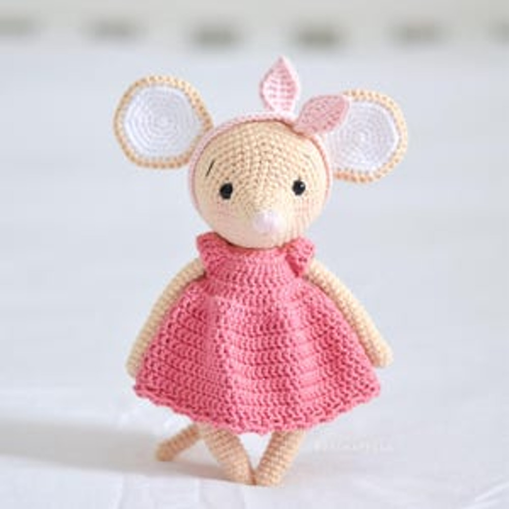 Crochet PATTERN Mouse Amigurumi Tutorial PDF In English 13