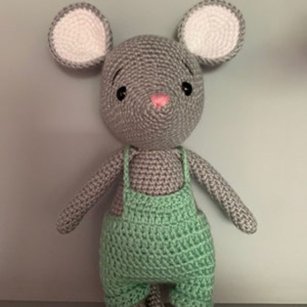 Crochet PATTERN Mouse Amigurumi Tutorial PDF In English 4