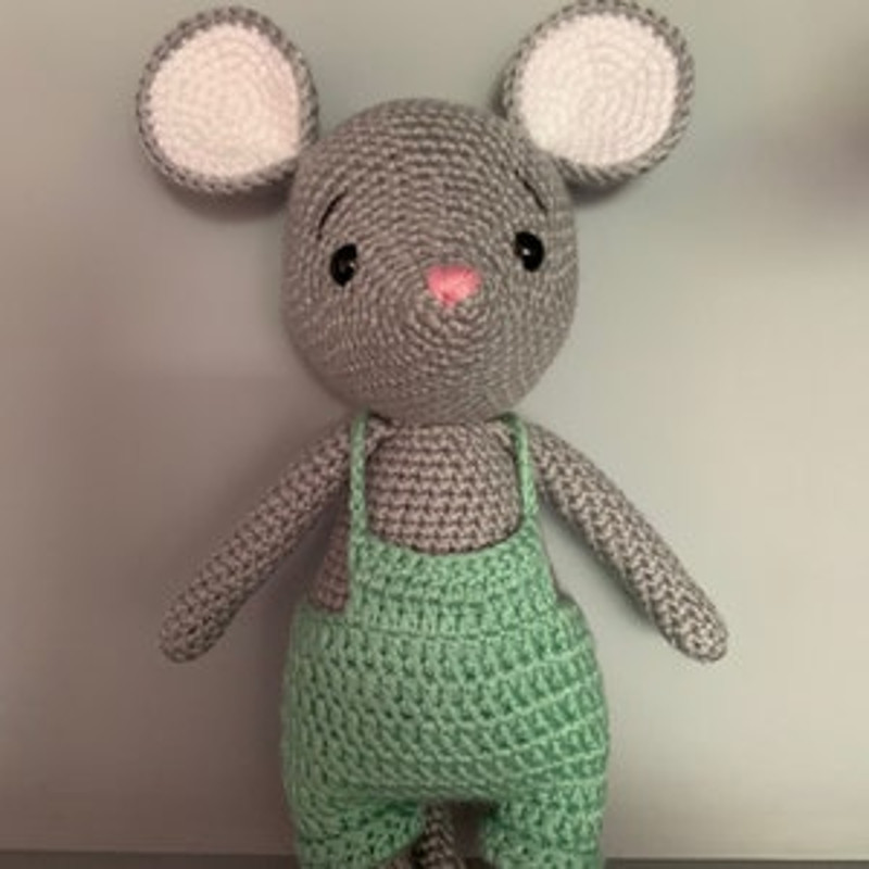 Crochet PATTERN Mouse Amigurumi Tutorial PDF In English 4