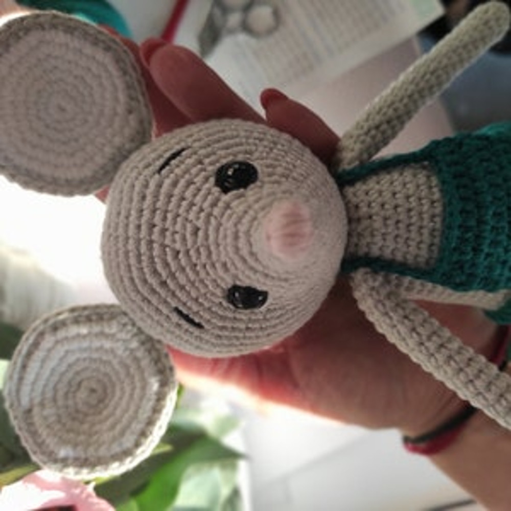 Crochet PATTERN Mouse Amigurumi Tutorial PDF In English 6